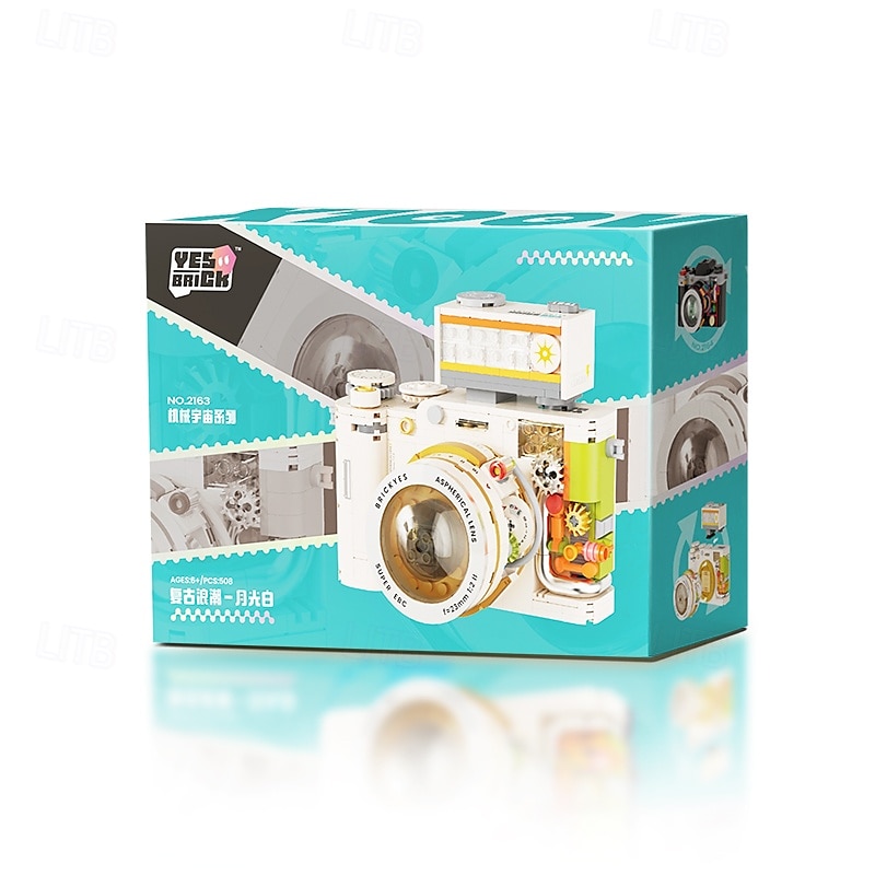 Building Blocks Camera Retro Camera Building Blocks Model Set 508 pcs Digital Camera Building Blocks Kit Vintage Camera Toys Model for Adults Girls Boys Kid Toys 2025 - $31.99 –P3
