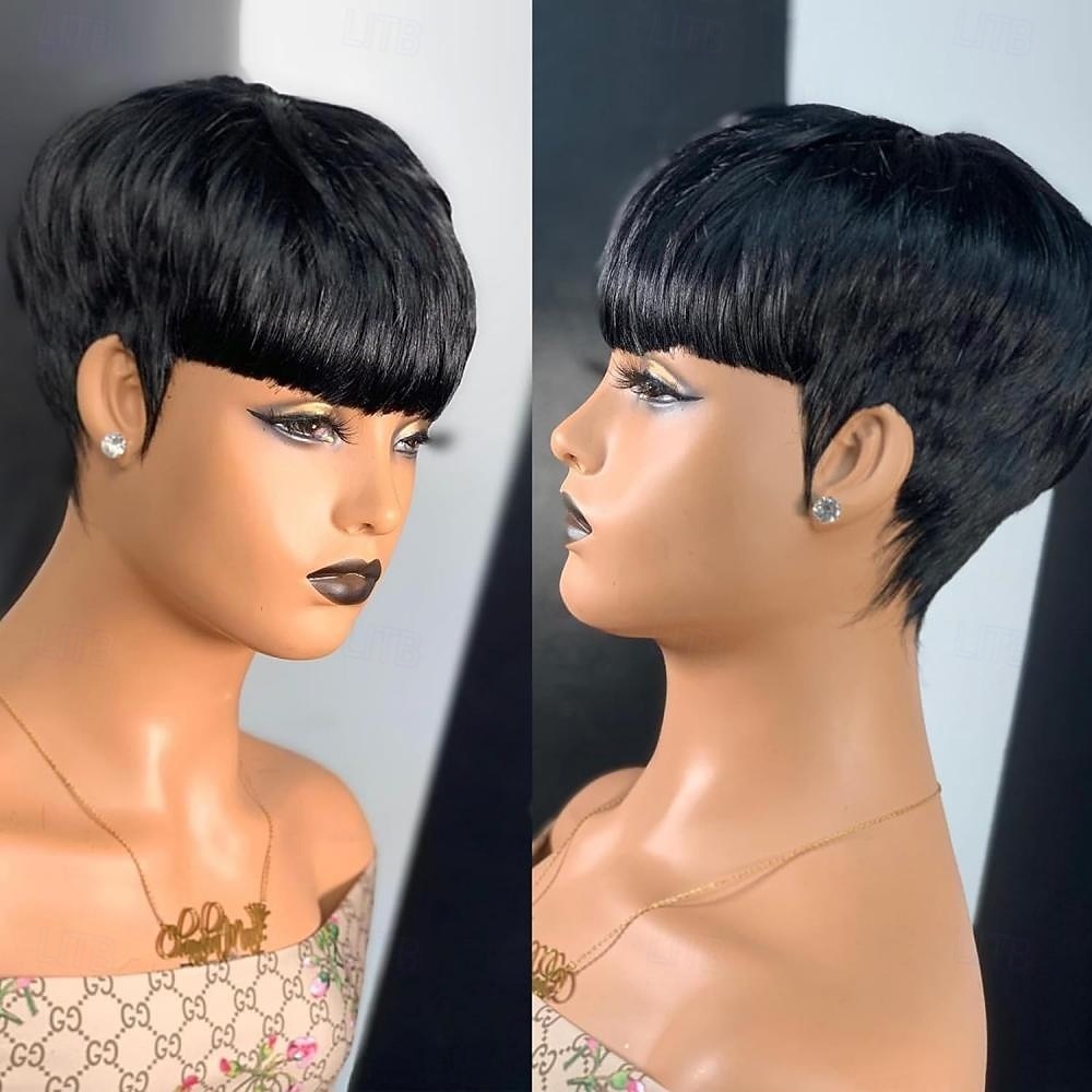 parrucca pixie cut parrucche di capelli umani per donne nere parrucche pixie cut a strati corti parrucche completamente fatte a macchina parrucche vergini brasiliane di capelli umani per donne del 2026 a $42.99 –P1