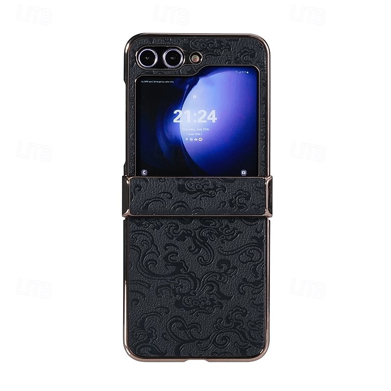 telefono Custodia Per Samsung Galaxy Z Flip 7 Z Flip 6 Z Flip 5 Z Flip 4 Z Flip 3 Copertura Posteriore Resistente agli urti Retrò PC Pelle PU del 2026 a $19.99 –P18
