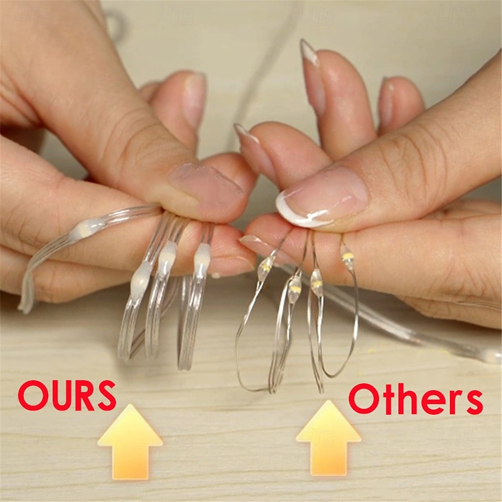 3x3M Ευέλικτα Φωτιστικά Κουρτίνας LED 300 LEDs Φωτιστικά Σχοινιού LED με 13-Κλειδί Τηλεχειριστήριο USB Τροφοδοτούμενα Χαμηλής Τάσης Ζεστό Λευκό  RGB Ασφαλή για Διακόσμηση Δωματίου  Κουρτίνας 2026 - $48.99 –P3