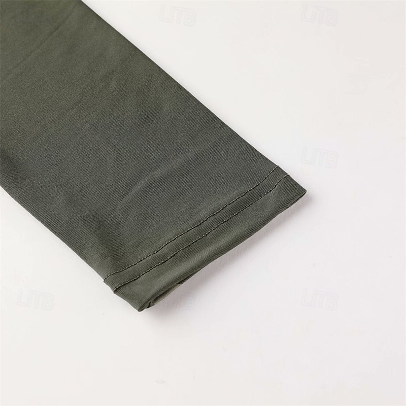 Voor heren Hardloopshirt Compressieshirt Lange mouw T-shirt Casual Sportkleding Herfst Hoge nek Ademend Sneldrogend Sportschooltraining Hardlopen Wandelen Sportkleding Sportkleding Effen 2025 - $20.99 –P10