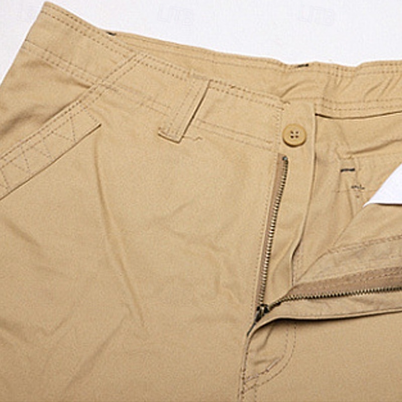 Homens Calças Outdoor Calça Cargo Calças de Trilha Militar Primavera Outono Ao ar livre Normal Prova-de-Água Secagem Rápida Respirável Calças Amarelo do exército Preto Algodão Caça Alpinismo Campismo de 2026 por $34.99 –P10