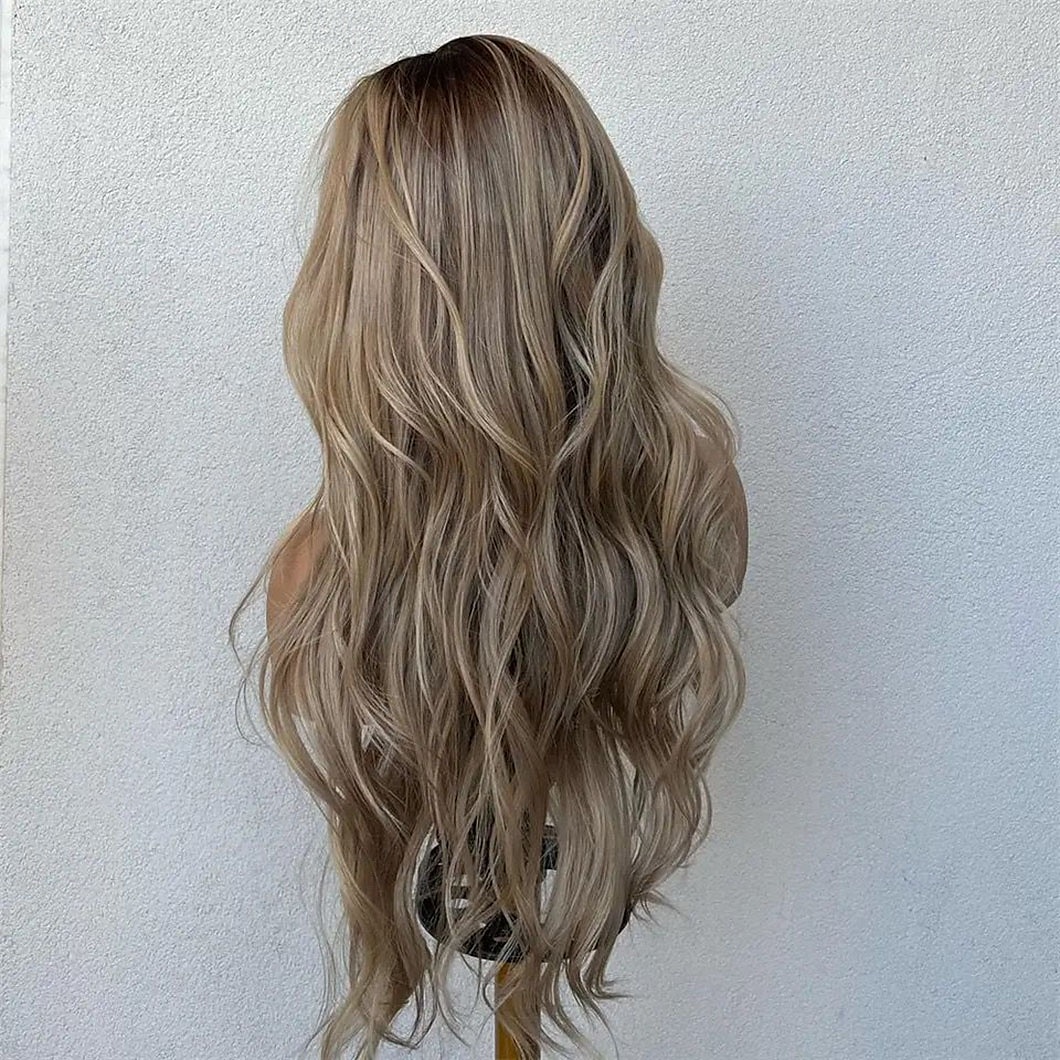 Human Hair 13x4 Lace Front Wig Free Part Brazilian Hair Wavy Multi-color Wig 130% 150% Density with Baby Hair Highlighted / Balayage Hair Glueless For Women Long Human Hair Lace Wig 2025 - $235.79 –P4