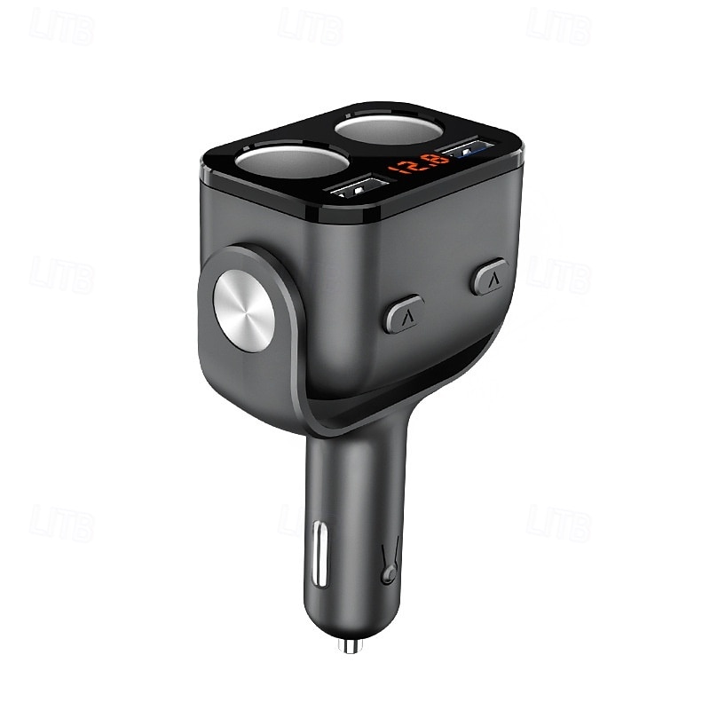 מצית לרכב רב תכליתי המרה אחת עד שני תקע usb מטען לרכב טלפון נייד טעינה מהירה 2025 - $31.99 –P2
