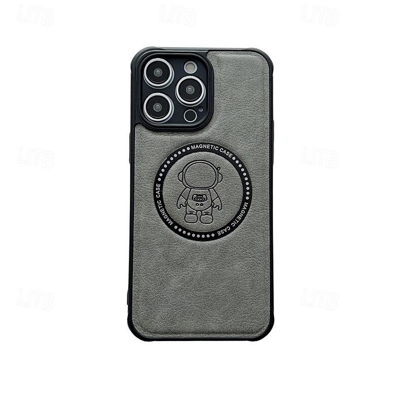 telefono Custodia Per iPhone 15 14 Pro Max Plus iPhone 13 12 11 Pro Max Copertura Posteriore Magnetico Supporta la Ricarica Wireless Resistente agli urti Retrò TPU Pelle PU del 2025 a $12.99 –P11