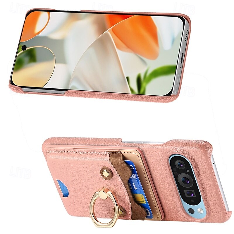 teléfono Funda Para Píxel 9 Pro Pixel 9 Pro XL Pixel 8 Pro Pixel 8 Píxel 9 Pixel 7 Pixel 7 Pro Pixel 6 Pixel 6 Pro Funda Trasera Soporte para Anillo Ranura para tarjetas Antigolpes Retro TPU Cuero de 2025 - $19.99 –P3