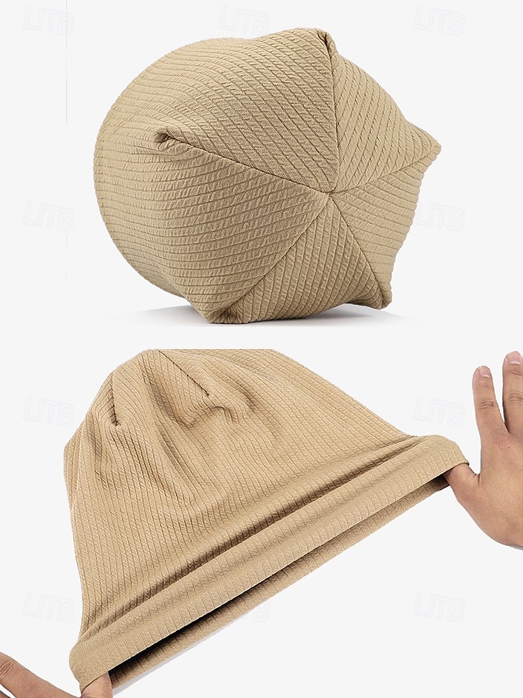 Damen Slouchy Beanie Mütze mit strukturiertem Strickdesign, lässige leichte Mütze für Herbst- und Wintermode 2025 - $18.99 –P5