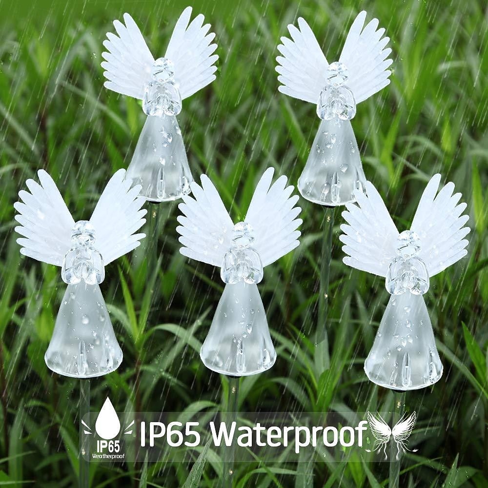 Solar Angel Lights  Solar Powered Garden Light, Decorative Outdoor Gift for Mom, Patio & Cemetery Decor, 2026 - $12.99 –P5