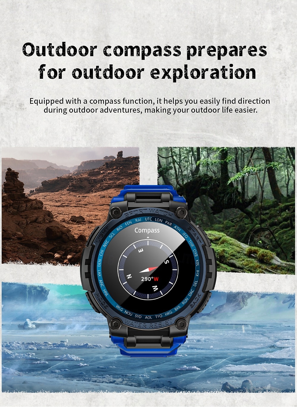 LOKMAT ATTACK MAX Smart Watch 1.53 inch Smartwatch Fitness Running Watch Bluetooth Pedometer Call Reminder Sleep Tracker Compatible with Android iOS Women Men Long Standby Hands-Free Calls Waterproof 2025 - $55.99 –P10