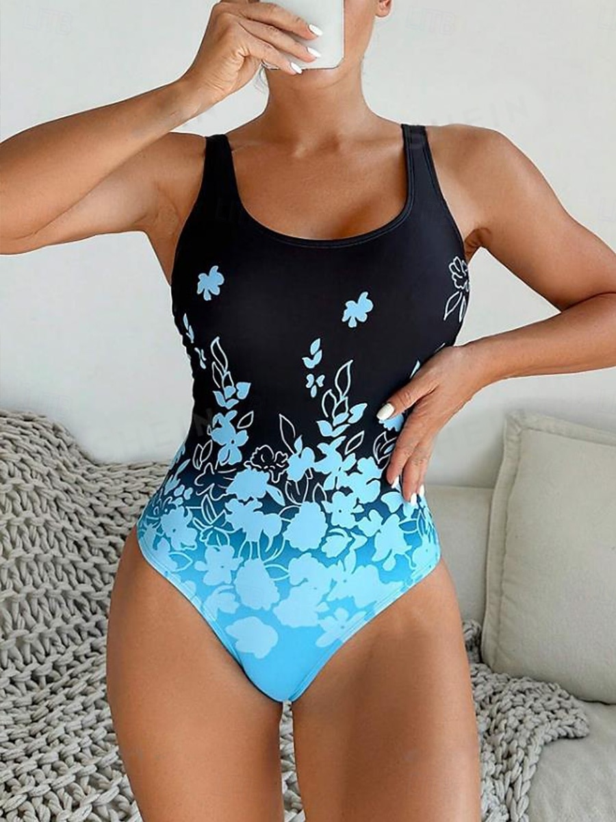 Dames Badpakken Eendelig Badpak Strandkleding Zomer Bloem Mouwloze Badpakken 2025 - $26.99 –P1