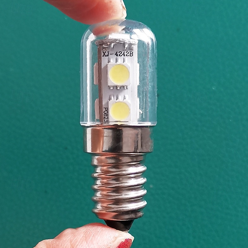 مصابيح ذرة LED بقوة 1 وات، 80 لومن E17 T7 LED، SMD 5050 أبيض دافئ &متوفر باللون الأبيض للاستخدام المنزلي 1/5/10 عبوات 2025 - $6.99 –P5
