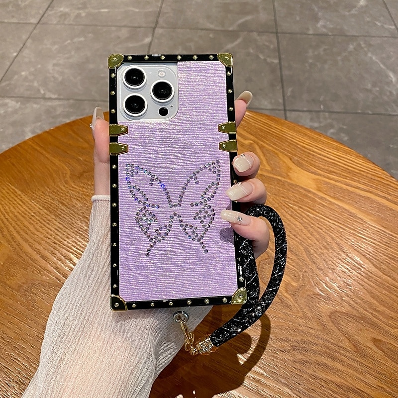 téléphone Coque Pour iPhone 16 Pro Max Plus iPhone 15 Pro Max Plus iPhone 14 13 12 11 Pro Max Plus Mini iPhone 14 Pro Max iPhone 13 12 11 Pro Max Coque Arriere avec dragonne Bling Paillettes Brillant de 2025 ? $17.99 –P13