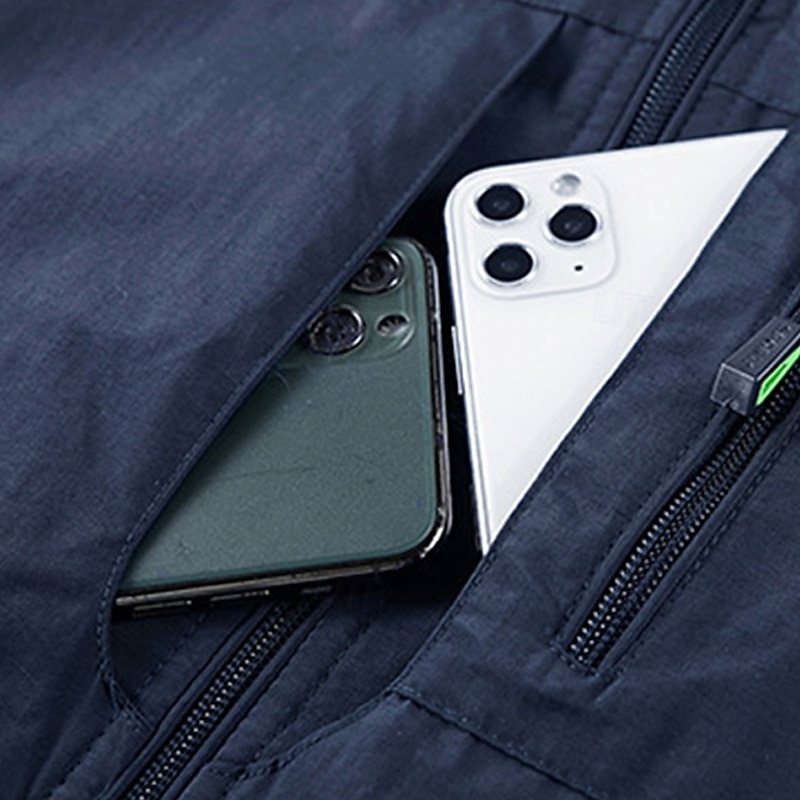 Pánské Dağcı Yeleği Zimní kabát Turistická fleecová vesta Jaro Podzim Venkovní Pohodlné Prodyšné Kamizelka Lov Rybaření Lezení Černá Armádní zelená Námořnická modř Khaki Šedá 2026 - $29.99 –P6