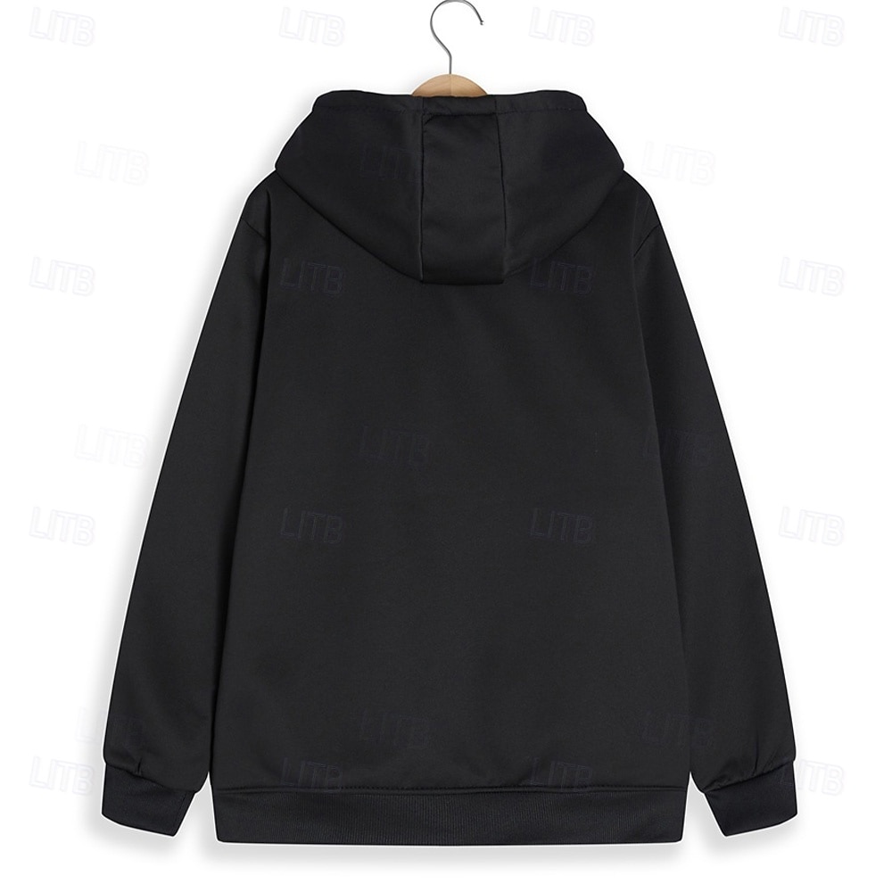 Hombre Lobo Vellón Sudaderas Manga Larga Sudaderas Con Capucha Diario Caza Otoño Invierno Negro Azul Piscina Marrón Ropa Diseñador Impresión gráfica S M L XL XXL XXXL 2025 - $35.99 –P6