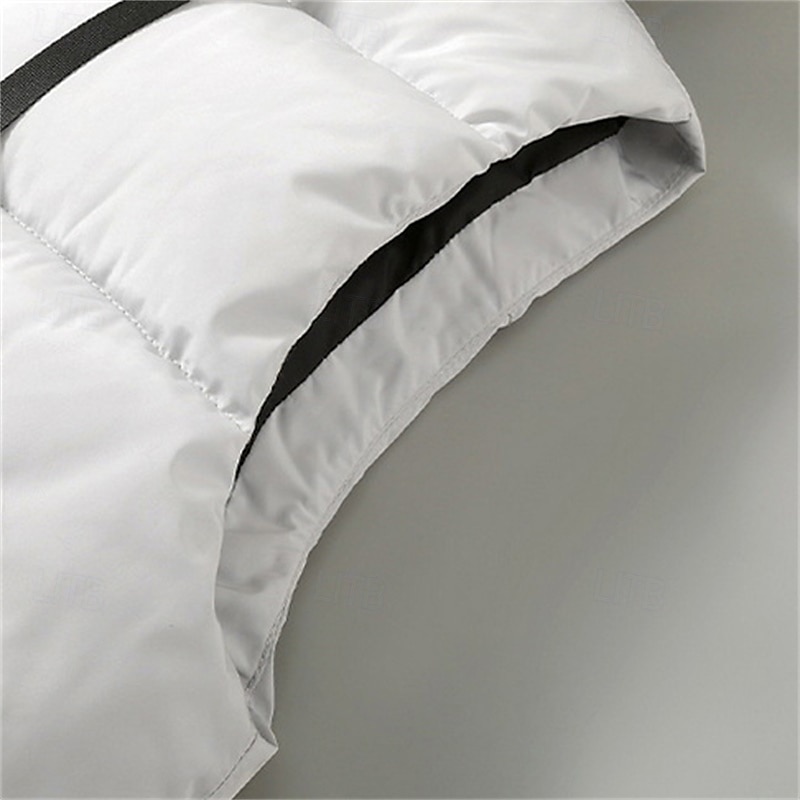 Per uomo Gilet imbottito Gilet con cappuccio Imbottito Gilet Gilet trapuntato Giornaliero Appuntamento Da mare Di tendenza Informale Autunno inverno Tasche Cappuccio staccabile Poliestere Tenere al del 2026 a $41.99 –P5