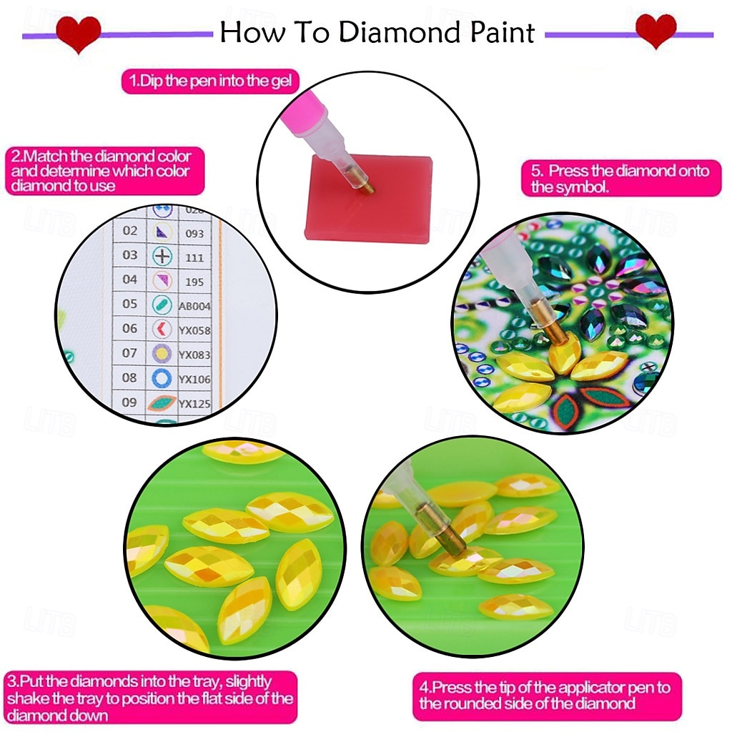 Valentijnsdag Cadeaus voor Vrouwen Mama Haar 10Pcs Diamant Kunst Schilderen Coaster Kit DIY Knutselkit met Houder Anti-slip Coaster Kunst Benodigdheden voor Volwassenen Vrouwen Ideaal 2026 - $17.99 –P9