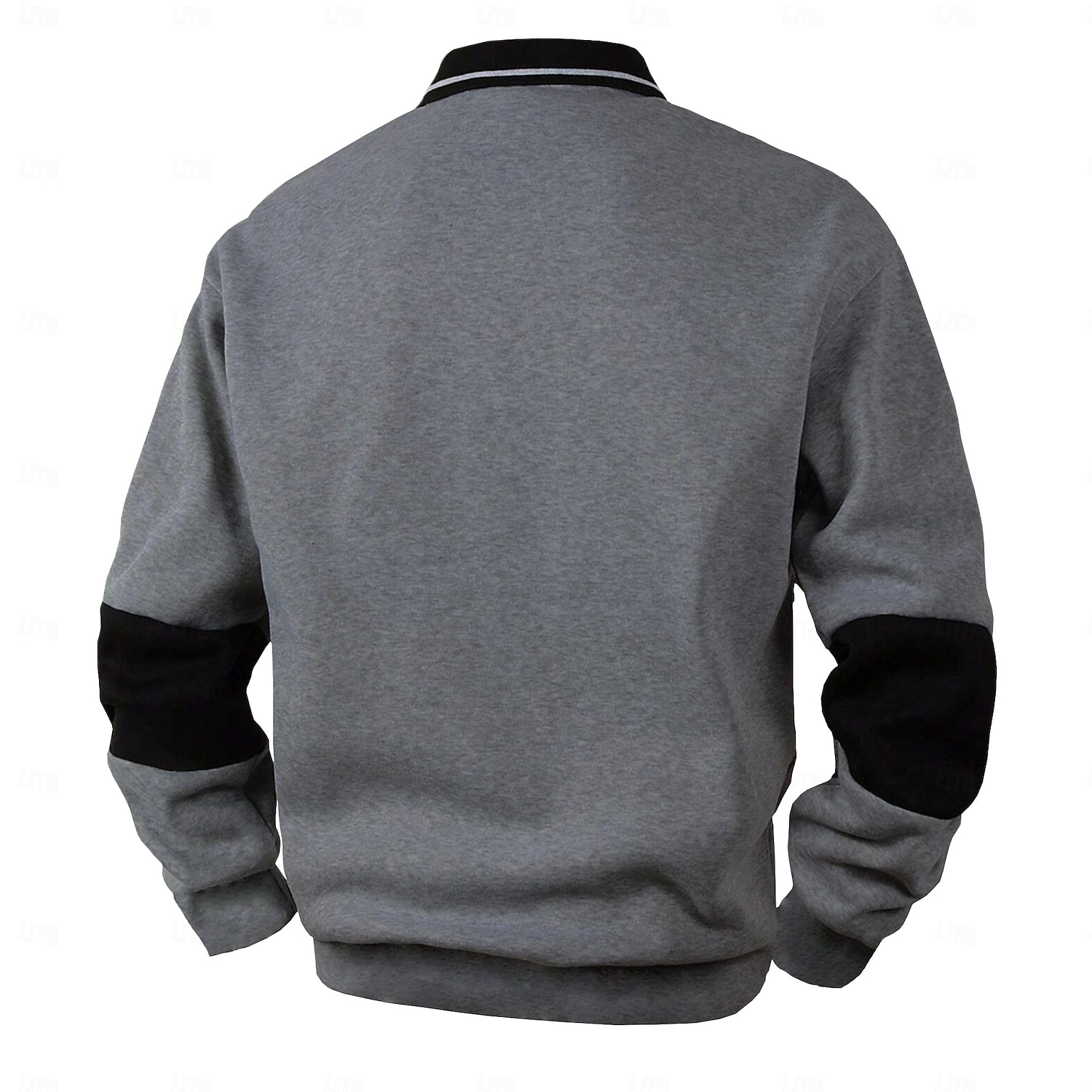 Herre Stripet Pullover Rugby Polo Rugby poloskjorter Langermet Poloskjorter Krage Årgang Fritid utendørs Gate Hverdag Knapper 3D-utskrift Vår Høst Vinter Rødbrun Svart Blå 2025 - $23.99 –P5
