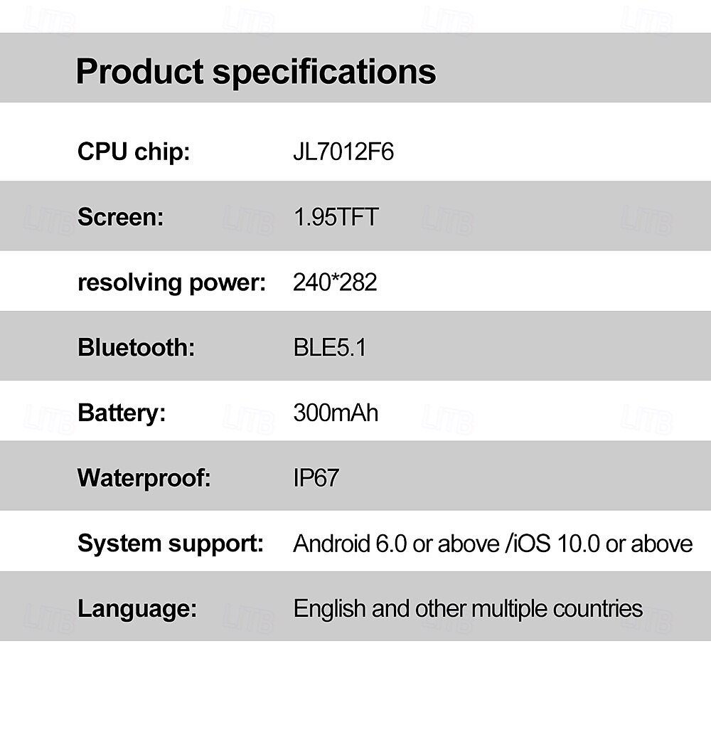 2025年 スマートウォッチ 1.95インチ スマートウォッチ フィットネス ランニングウォッチ Bluetooth 歩数計 通話リマインダー 心拍数モニター Android iOS対応 女性 男性 ハンズフリー通話 メディアコントロール メッセージリマインダー  コレクション – $32.99 –P20
