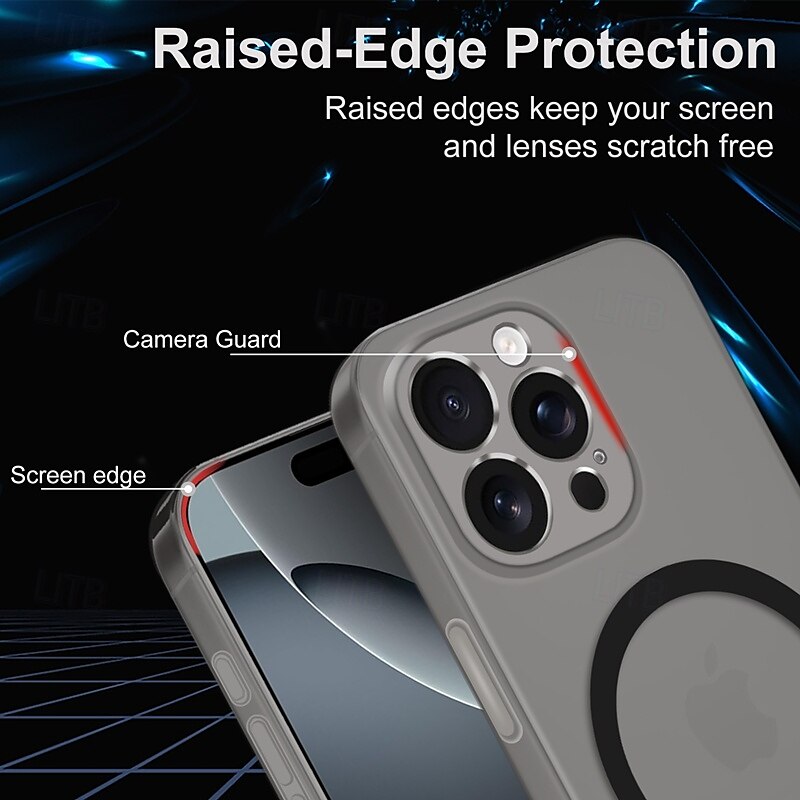 2025年 電話 ケース 用途 iPhone 16 Pro Max プラス iPhone 15 プロマックスプラス iPhone 14 13 12 11 Pro Max Plus iPhone 14 Pro Max iPhone 13 12 11 Pro Max バックカバー 磁石バックル ワイヤレス充電をサポート 耐衝撃 レトロ風 PC  コレクション – $16.99 –P7