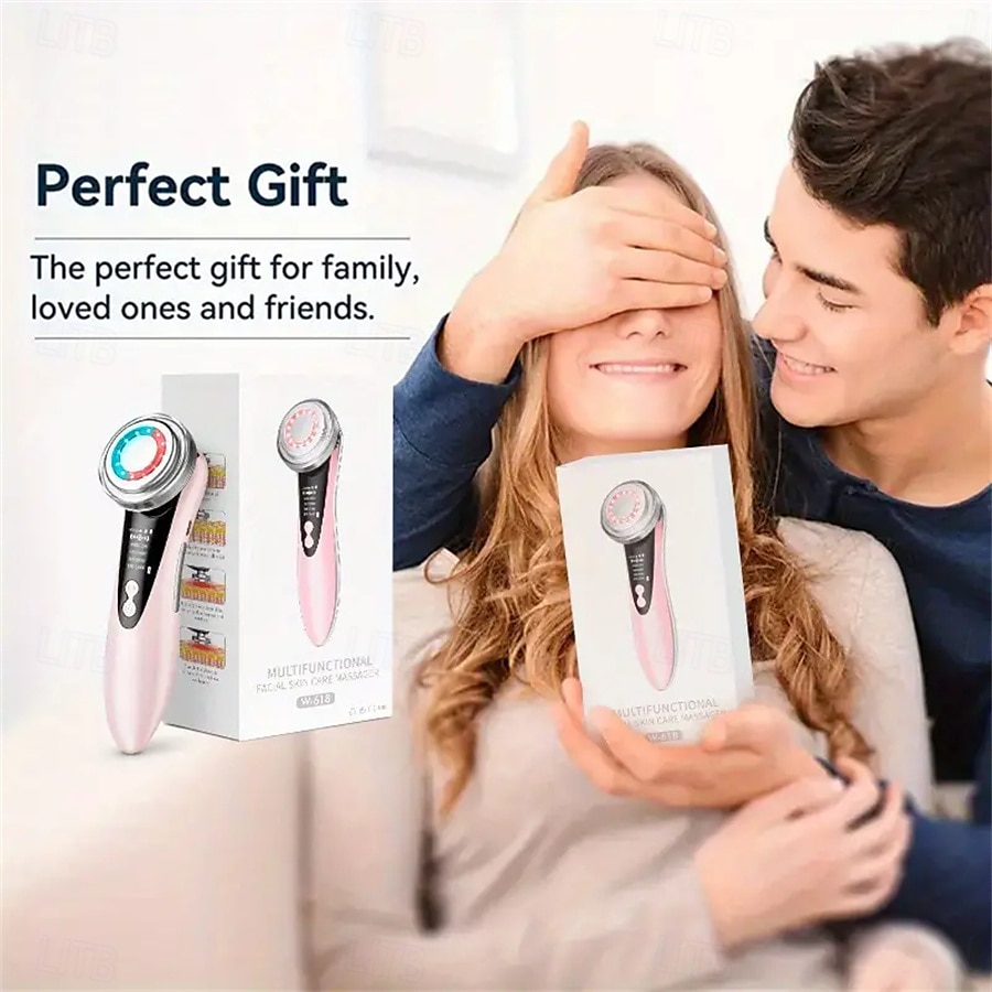 επαναφορτιζόμενη αντιγηραντική και αντιρυτιδική συσκευή μασάζ περιποίησης προσώπου με φόρτιση usb όργανο περιποίησης δέρματος για το σπίτι ιδανικό δώρο για γυναίκες 2025 - $21.99 –P11