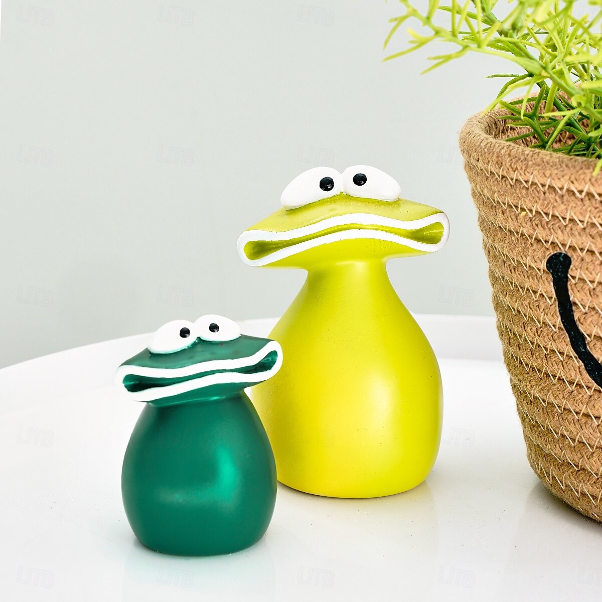 Resin Sculpture of Three Frogs - Sad Big Mouth Frog Statue Decoration, Resin Frog Animal Decoration for Garden and Home. 2025 - $12.49 –P2