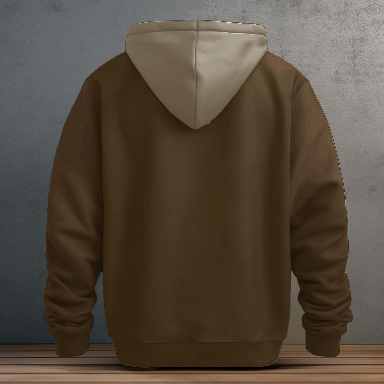 Herr Text Huvtröja Huvtröjor Tröja Huvtröja Långärmad Huvtröja Huva Mode 3D-tryck Utomhussport Helgdag Streetwear Brun Mönster Framficka Vår & Höst Designer 2025 - $29.99 –P2