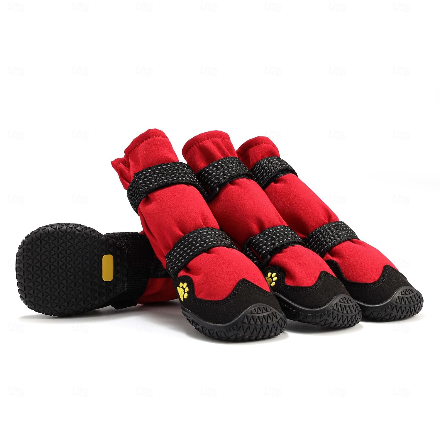 Botas de nieve para perros, botas para perros al aire libre, zapatos de invierno para perros, protectores de patas antideslizantes, impermeables, deportivos y cálidos para la nieve y la lluvia para 2025 - $26.99 –P7