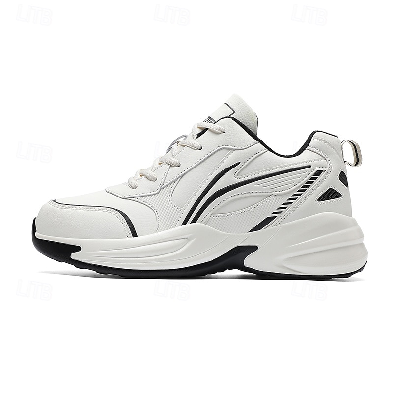Schwarze Laufschuhe für Herren mit Fellfutter, warme Wintersportschuhe für Outdoor-Sport und Freizeit 2025 - $54.99 –P3