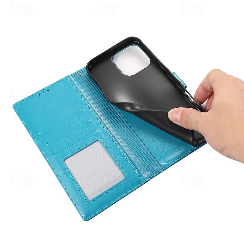 telefon fodral Till iPhone 16 Pro Max Plus iPhone 15 Pro Max Plus iPhone 14 13 12 11 Pro Max Plus iPhone 14 Pro Max iPhone 13 12 11 Pro Max Skal med stativ med handledsrem Kortplats Kontor / företag 2025 - $15.99 –P12