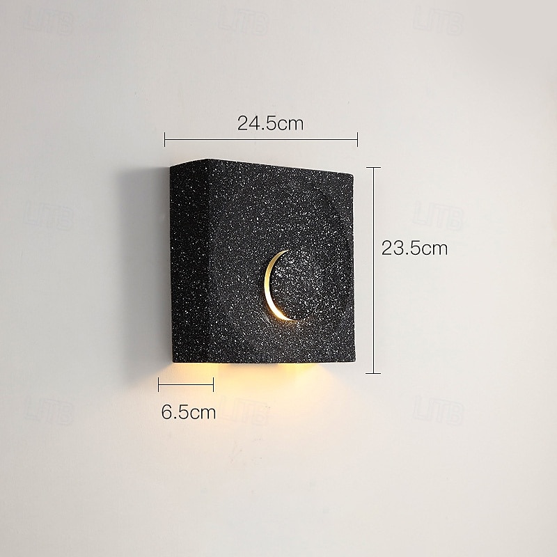 decor interior aplice de perete corp de iluminat ciment lumini de perete simple lampă pătrată de perete aplic pentru sufragerie dormitor noptiere lămpi colorate pentru tablie 85-265v 2025 - $99.99 –P3