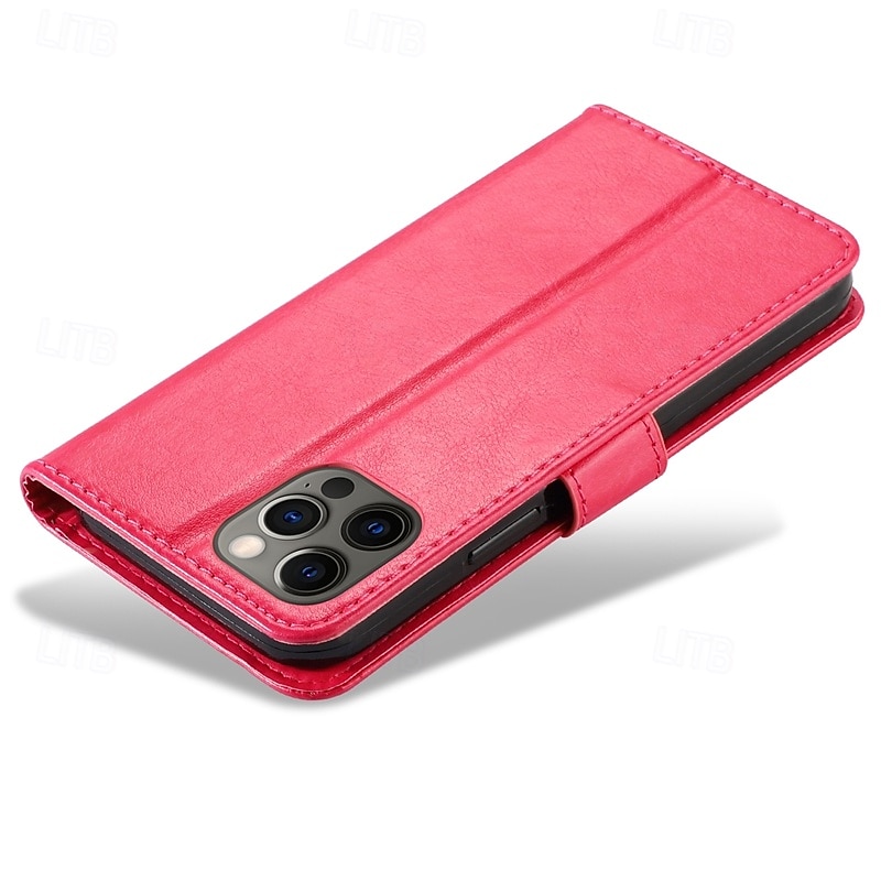 2025年 電話 ケース 用途 iPhone 16 Pro Max プラス iPhone 15 プロマックスプラス iPhone 14 13 12 11 Pro Max Plus Mini iPhone 14 Pro Max iPhone 13 12 11 Pro Max バックカバー スタンド付き カード挿入口 耐衝撃 レトロ風 TPU PUレザー  コレクション – $14.99 –P15