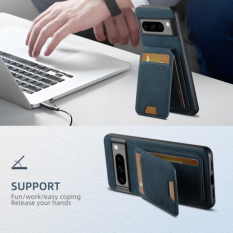 telefoon hoesje Voor Pixel 9 Pro Pixel 9 Pro XL Pixel 8 Pro Pixel 8 Pixel 9 Pixel 7 Pixel 7 Pro Pixel 6 Pixel 6 Pro Wallet Card Case met standaard Kaartsleuf Schokbestendig Retro TPU PC PU-nahka 2025 - $19.99 –P4