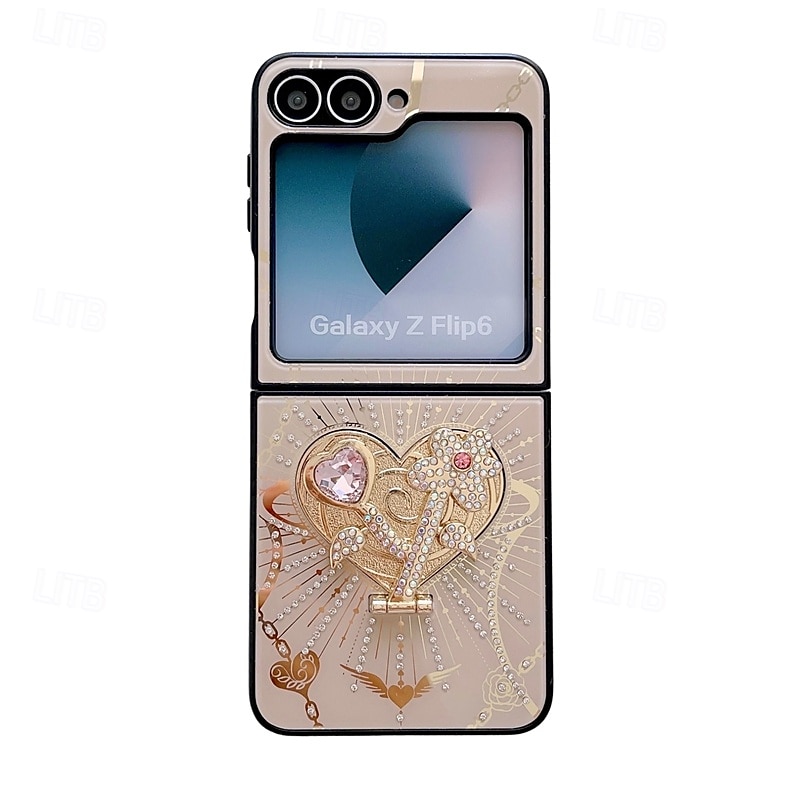telefono Custodia Per Z Flip 5 Z Flip 4 Z Flip 3 Copertura Posteriore con Supporto Con Cinturino da Polso Resistente agli urti Retrò TPU PC del 2025 a $26.99 –P9