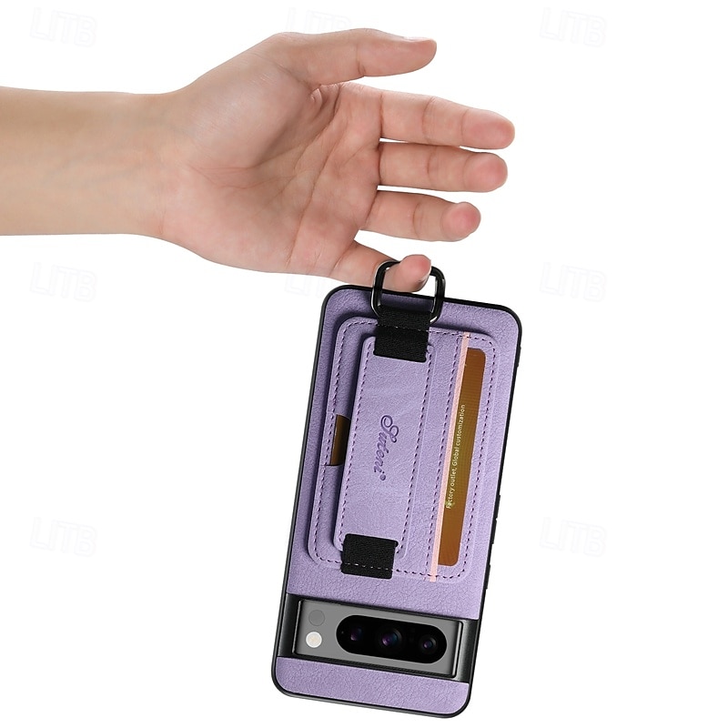 2025年 電話 ケース 用途 ピクセル9プロ ピクセル9プロXL Pixel 8 Pro Pixel 8 ピクセル9 Pixel 7 Pixel 7 Pro Pixel 6 Pixel 6 Pro バックカバー スタンド付き リストストラップ付き カード挿入口 レトロ風 TPU PC PUレザー  コレクション – $19.99 –P7