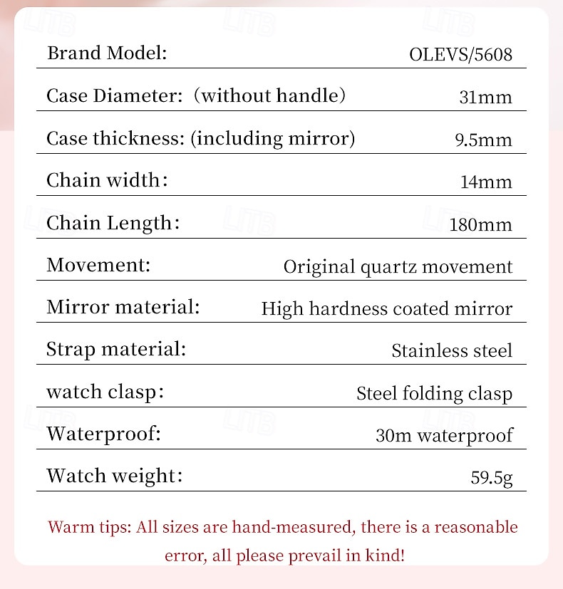 olevs 5608 luxe merk dameshorloge klassieke mode waterdicht lichtgevend kalenderhorloge elegant quartz dameshorloge 2025 - $26.99 –P8