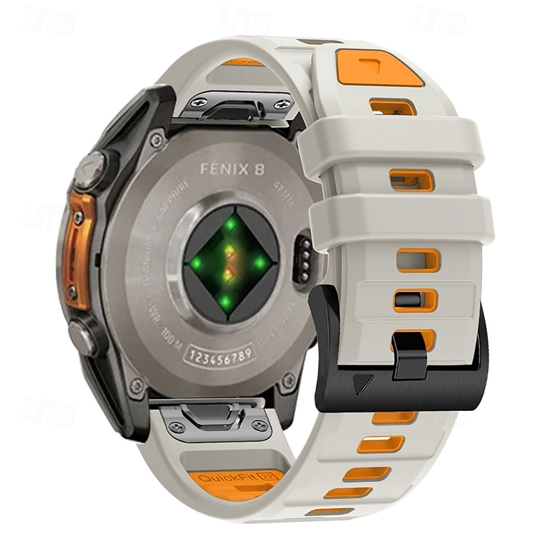 Uita-Band pentru Garmin Fenix 8 47mm 51mm 7X 6 6X Pro Epix Pro Instinct 2X Approach S70 S62 S60 Forerunner 955 945 Epix Marq Descent Quatix 22mm 26mm Silicon Înlocuire Curea Potrivire rapidă Ajustabil 2025 - $21.99 –P14