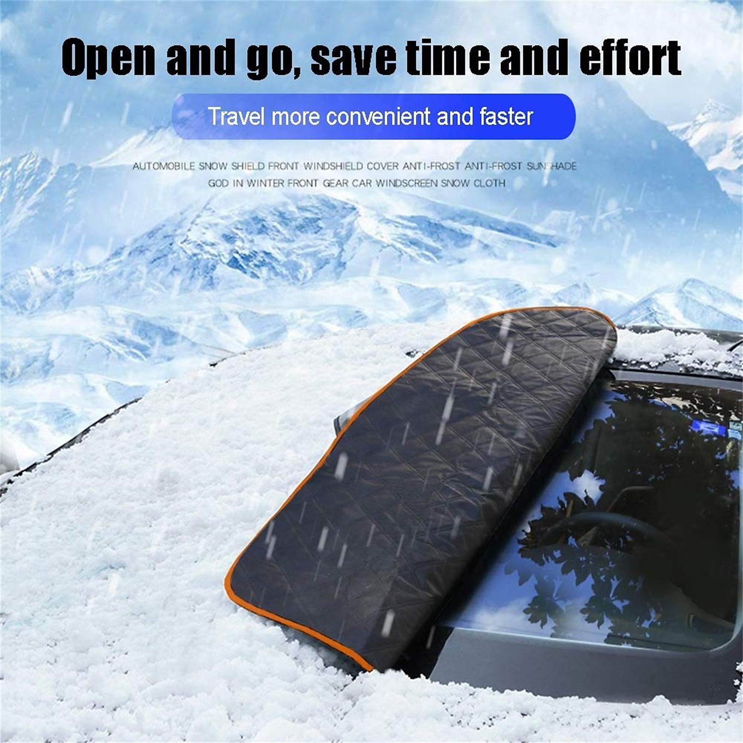 telo copriauto invernale telo copriauto antigelo auto mezzo garage protezione grandine parabrezza protezione solare con magnete set invernale auto del 2025 a €40.49 –P2