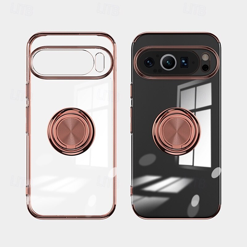 телефон Кейс для Назначение Пиксель 9 Про Pixel 9 ProXL Pixel 8 Pro Pixel 8 Пиксель 9 Pixel 7 Pixel 7 Pro Кейс на заднюю панель Кольца-держатели Магнитный Защита от удара Ретро ТПУ Покрытие ПК 2025 - $14.99 –P3
