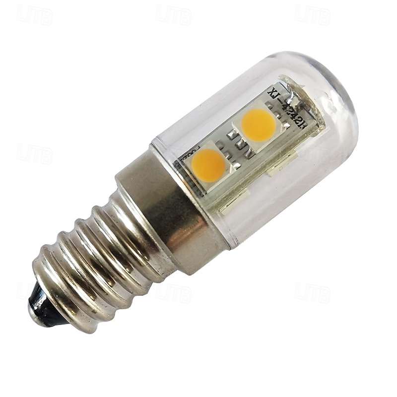 مصابيح ذرة LED بقوة 1 وات، 80 لومن E17 T7 LED، SMD 5050 أبيض دافئ &متوفر باللون الأبيض للاستخدام المنزلي 1/5/10 عبوات 2025 - $6.99 –P2
