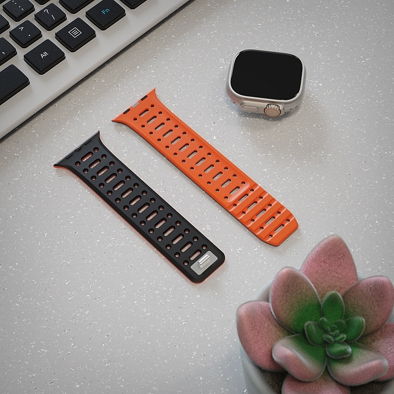 Sportszíj Kompatibilis valamivel Apple Watch óraszíj 38mm 40mm 41mm 42mm 44mm 45mm 49mm Mágneses kapocs Állítható Szilikon Csere óraszíj mert iwatch Ultra 2 Series 9 8 7 SE 6 5 4 3 2 1 2025 - $16.99 –P9