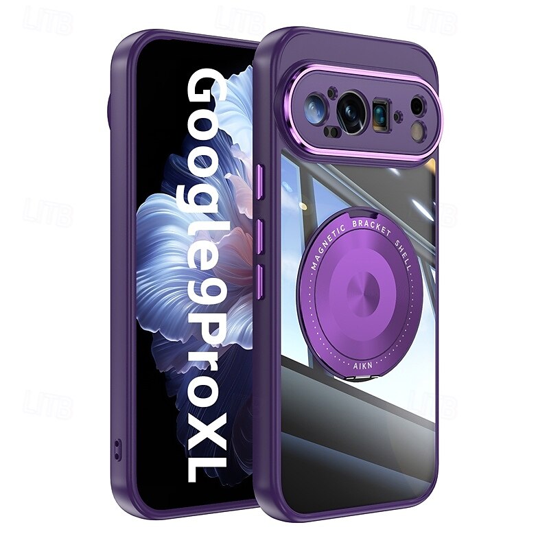 2025年 電話 ケース 用途 ピクセル9プロ ピクセル9プロXL ピクセル9 バックカバー スタンド付き 耐衝撃 レトロ風 TPU PC PUレザー  コレクション – $17.99 –P6