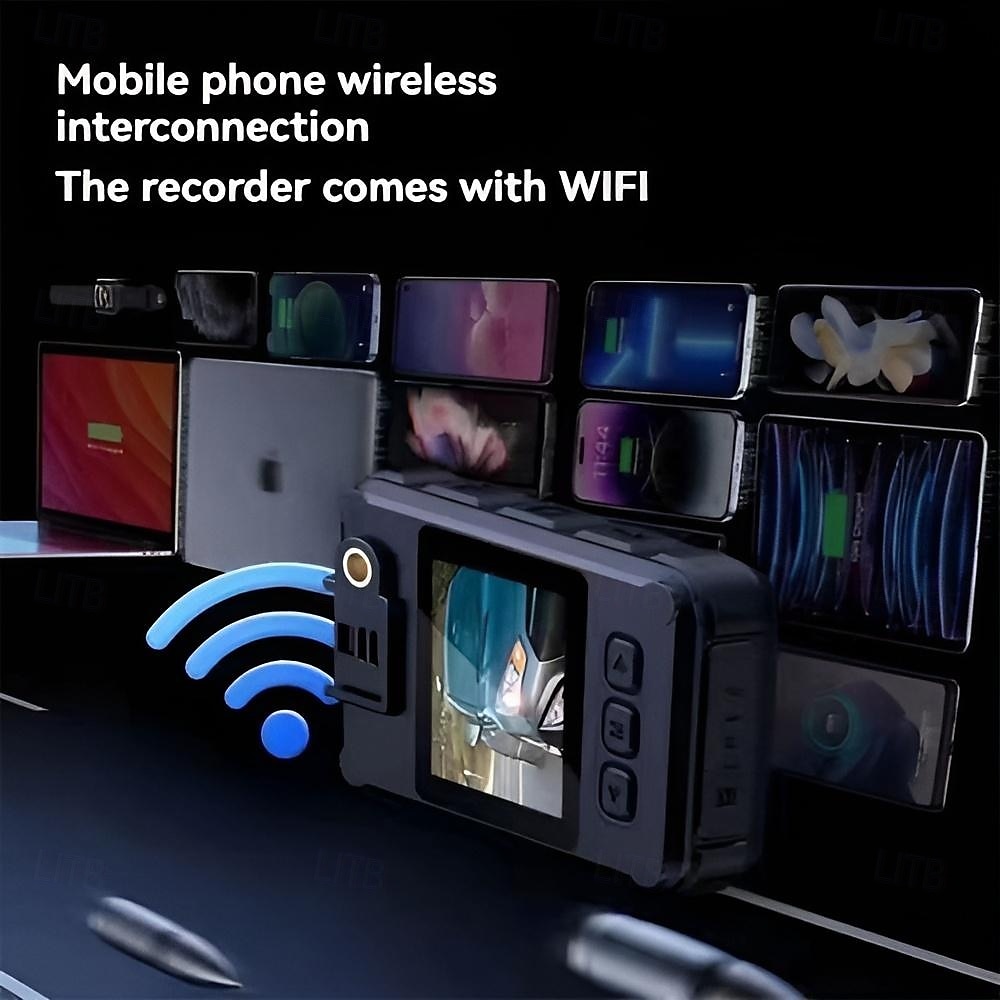 4k con wifi hd infrarossi visione notturna strumento di polizia mini telecamera auto dvr con scheda tf del 2025 a $63.99 –P7