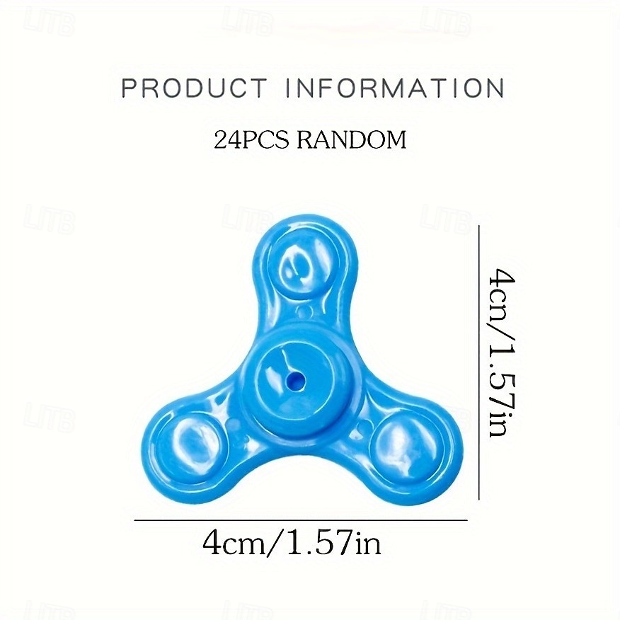 2025年 24個 ランダムスタイル フィジェットスピナー バルク ミニフィジェットスピナートイ 子供 ティーン 大人 誕生日パーティーのフェイバー グッディバッグ スタッファー パーティーゲーム 教室の報酬 クリスマスギフト  コレクション – $12.99 –P5