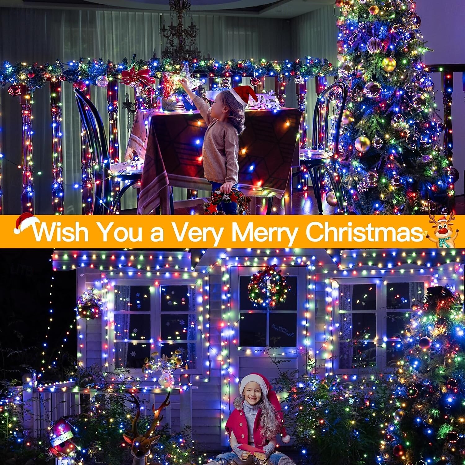 100M 1000 LEDs Christmas String Lights, Waterproof Leather Wire Light String with Remote Control, Low Voltage, Perfect for Christmas Outdoor & Indoor Decoration 2025 - $25.99 –P11