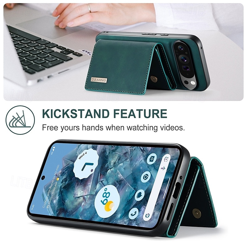 Phone Case For Pixel 9 Pro Pixel 9 Pro XL Pixel 8 Pro Pixel 8 Pixel 9 Pixel 7 Pixel 7 Pro Pixel 6 Pixel 6 Pro Pixel Fold Back Cover with Stand Holder Detachable Magnetic Retro TPU PU Leather 2025 - $23.99 –P11