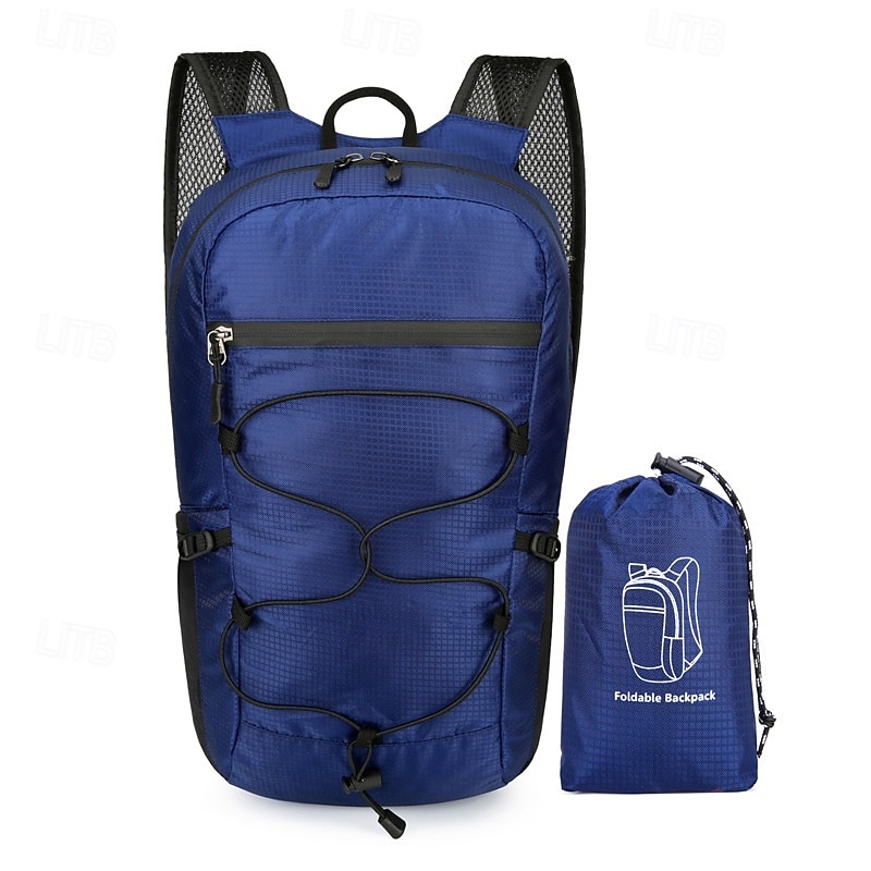 15 L Zaino giornaliero Zaino per escursioni Cerniera Multi-tasche Impermeabile alla pioggia Design Anatomico Indossabile Durevole Esterno Escursionismo Campeggio Militare Nylon Grigio scuro Nero Blu del 2025 a $19.99 –P2