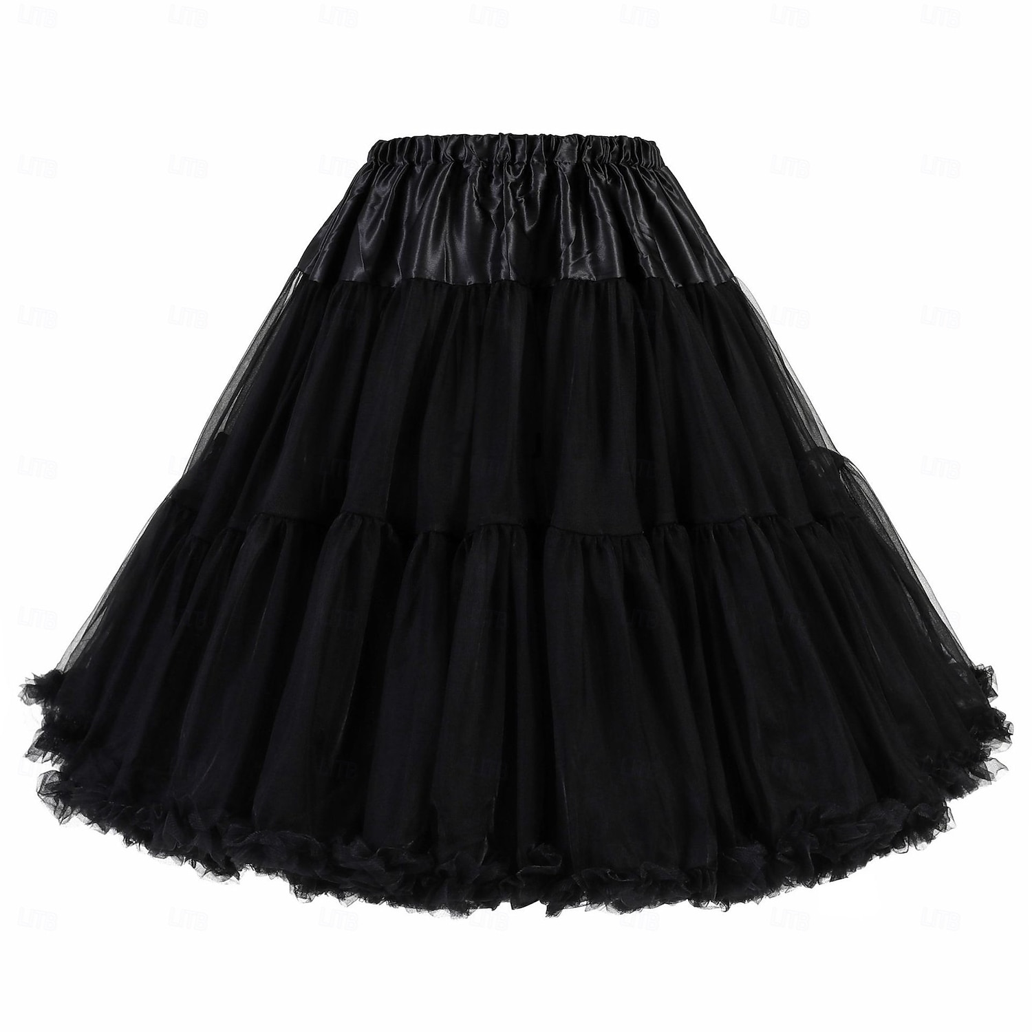 1950er Prinzessin Reifrock Krinoline Unterrock Tüllrock Einfarbig Damen Maskerade Veranstaltung / Fest Abschlussball Junggesellinnenabschiedsparty Erwachsene Rock 2025 - $27.99 –P5
