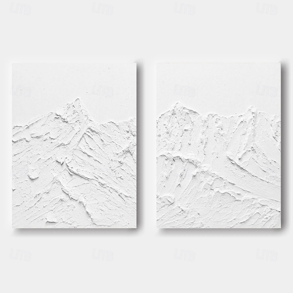 wabi sabi artwork hand painted white abstract art white painting wabi-sabi wall art white textured oil painting wall art set of 2 white wall art white abstract painting white 3d art 2025 - $116.99 –P2