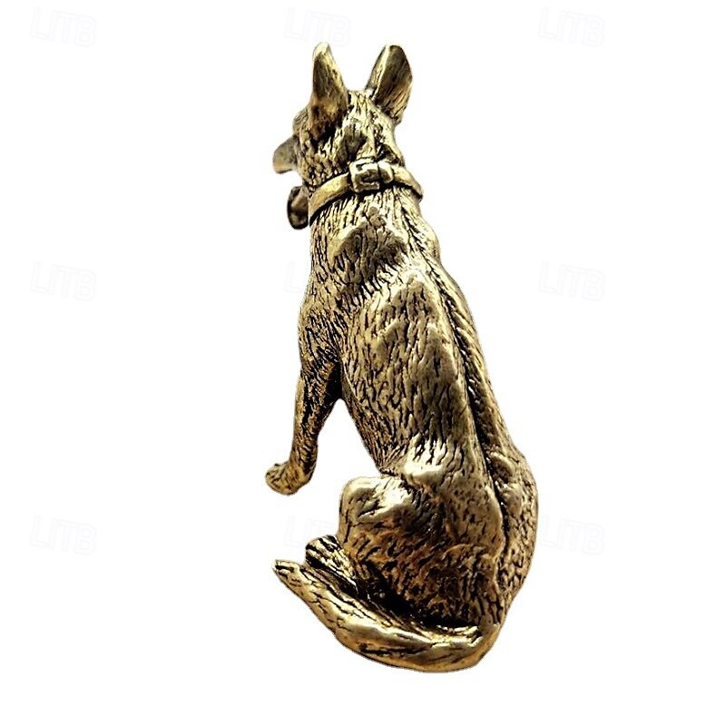 Lucky Copper Dog, Wealth Dog Ornaments, Help Transport Wealth Dog Copperware Chinese Classic Desktop Ornaments Tea Pet Copperware, Cute Aesthetic Things, Strange Things, Micro Desktop Decoration 2025 - $6.49 –P5