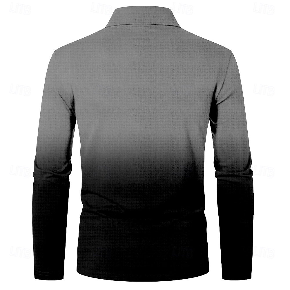 Miesten Risti Jeesus Vohveli poolopaidat Golfpaita Pitkähihainen Poolopaidat Kauluspaidat Vapaa-aika Business Casual Arkikäyttö liiketoiminta Käytä töihin Napit 3D-tulostus Kevät Syksy Talvi Rubiini 2025 - $23.99 –P5